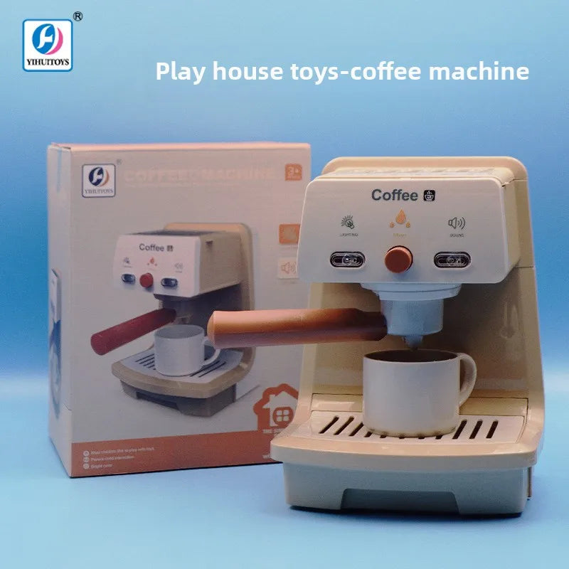 Children's Play House Simulation Coffee Machine Toy Simulation Kitchen 2024 Role Play Girl Year Old
