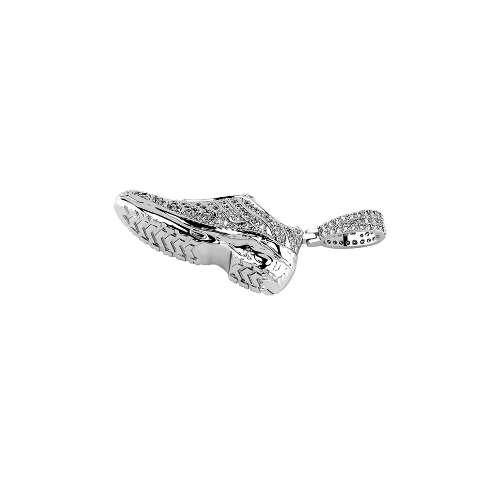 TOPGRILLZ New Shoe Model Pendant Hip Hop Men Women Pendant Sparkling Ice Crystal Zircon Necklace Fashion Charm