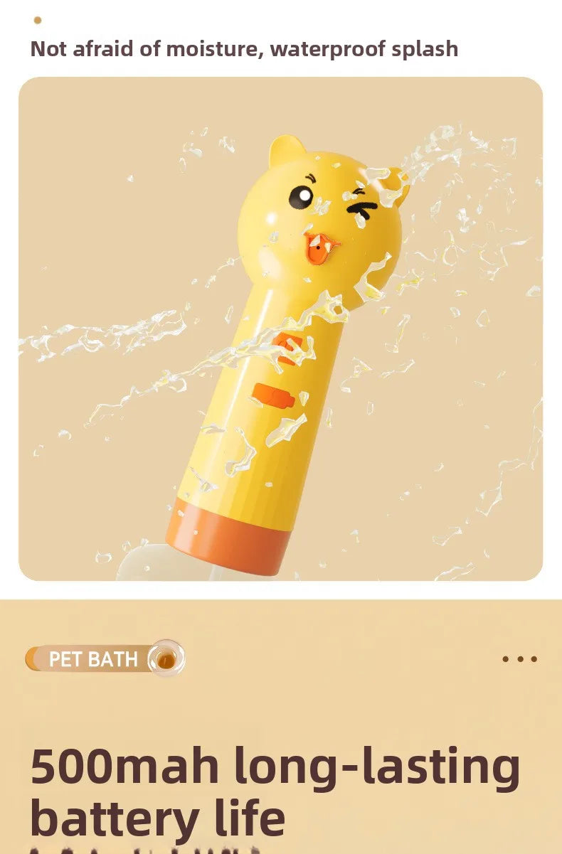 Pet Automatic Foam Dispenser 1:6 Dilution Scale Cat Dog Bath Bubble Maker One Touch Foaming Machine Pet Grooming Bath Supplies