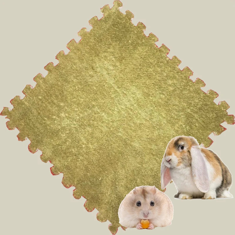 4-20Pcs Washable Guinea Pig Rabbit Cage Mat Waterproof Hamster Bedding Mat Cage Pee Pad Small Animal Rabbit Mouse Reusable Mat
