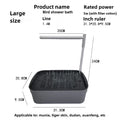1Pcs USB Electric Automatic Circulating Bird Bathtub Tabletop Parrot Shower Basin Healthy Bathing Tub for Budgie Lovebird Cockat