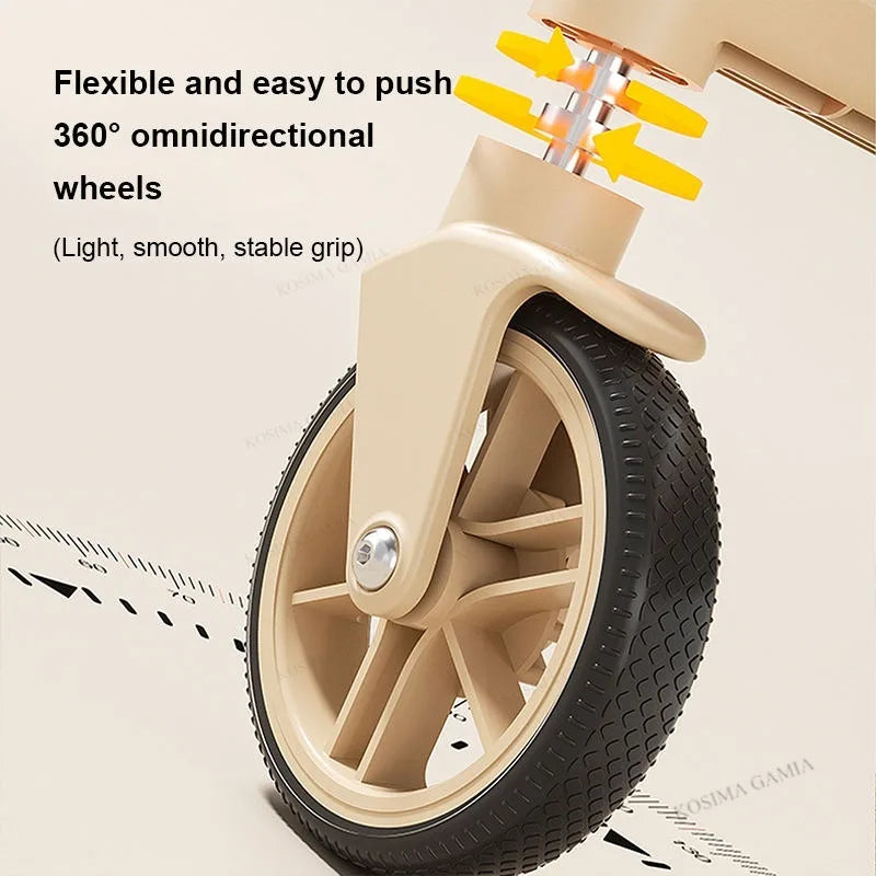 New Separable Pet Stroller, Portable One Click Recycling Cat Stroller, Universal Lightweight Baby Dog Stroller for Travel