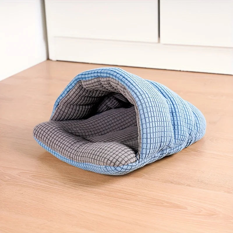 Hamsters Snuggle Sack Small Pet House Bed Nest Plushy Cozy Small Animal Sleeping Bag for Small Animal Rabbits Pet Guinea Pigs