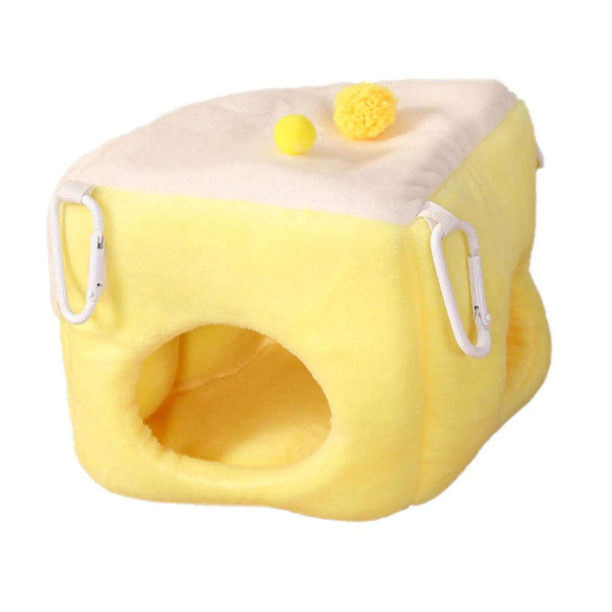 Hamster Bed House Comfortable Winter Guinea Pig Warm Nest Small Animals Cave Bed for Dwarf Sugar Glider Rat Supplies