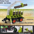 Large Scale Tractor Toys DIY Farmer Car Playset Toy Transport Trailer Engineering Birthday Gifts