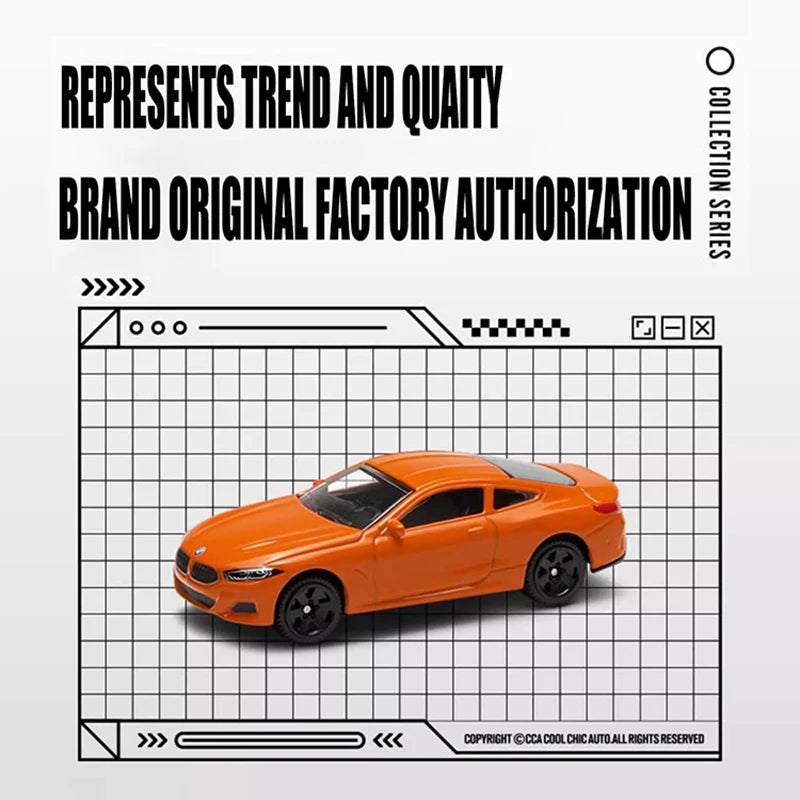 CCA 1:64 BMW M4 Z4 M850I M4 GT3 Exquisite Hanging Model Classic Car Static Car Model Alloy Die-Casting Car Model Collection Gift