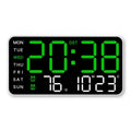 Extra Large Digital Wall Clock with LED Display with Date, Temperature, Timer for Living Room, Bedroom, Gift for Seniors