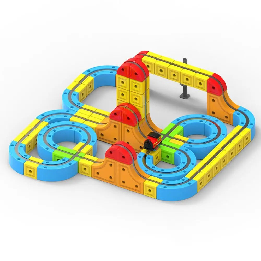 Plastic Magnetic Tracks Train Anti-gravity Smooth Steady Driving Magnetic Train Diecast Toy Intelligent Toy Railway Track Toys