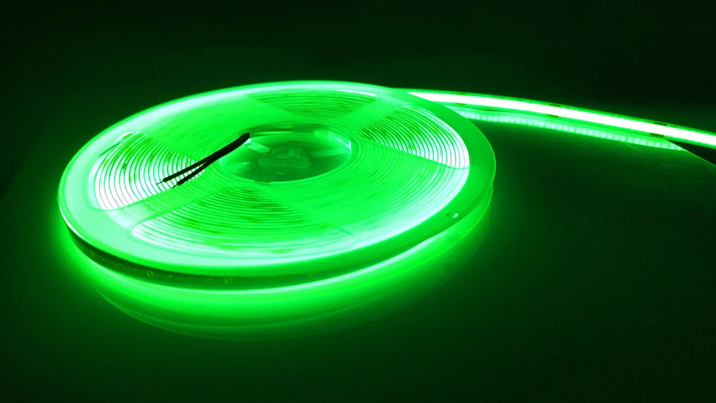DC 12V 24V COB Strip 320Leds/480LedsM High Density RA90/RA95 Pink Yellow Ice Blue Red Green Flexible Ribbon Rope FOB LED Light