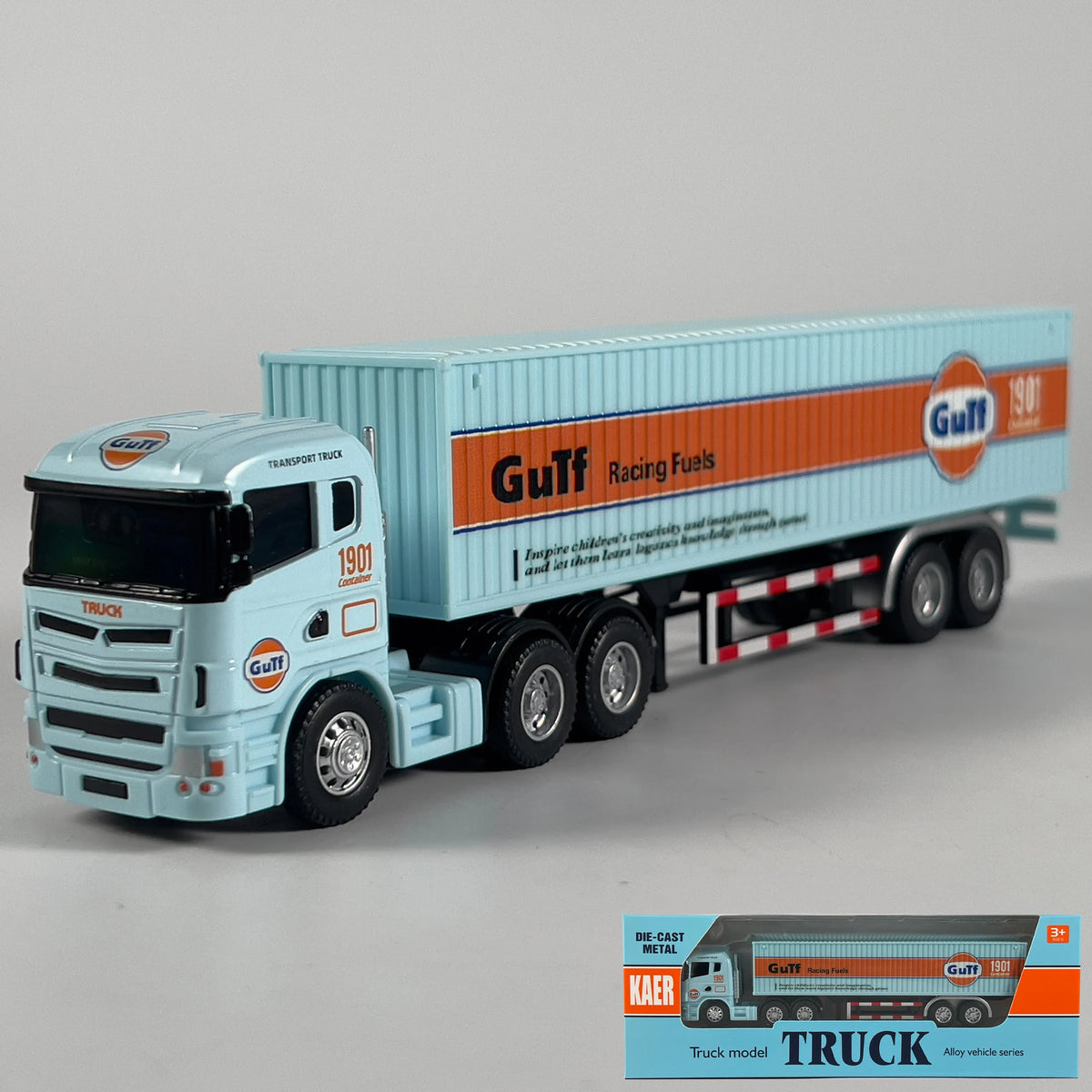 1:64 Scania Container Truck American Container Truck Alloy Diecast Model Car Home Decoration Ornaments Collections Hobby Holiday