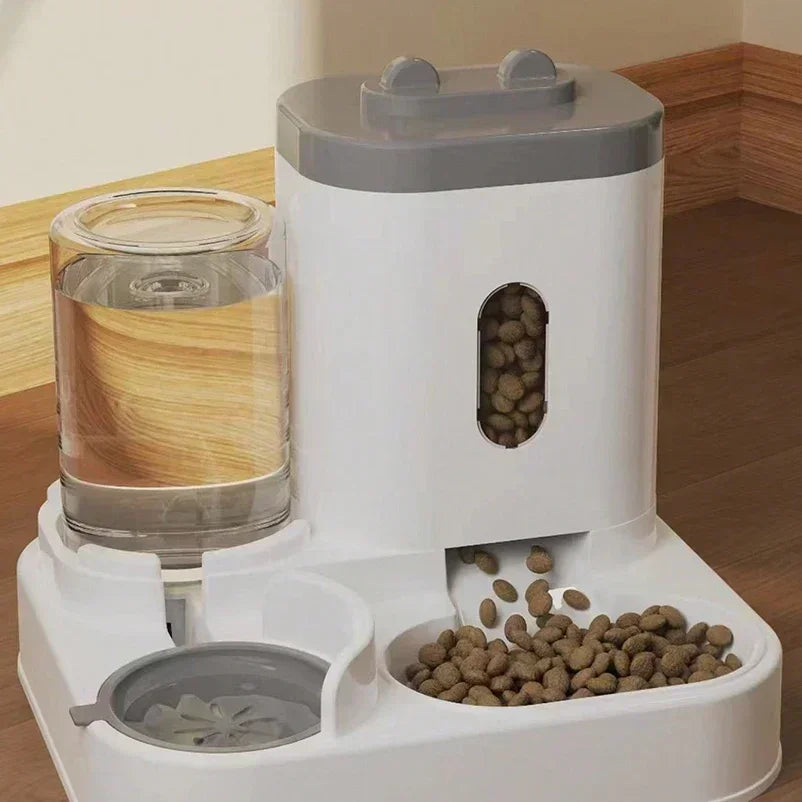 A1 Automatic 2-in-1 Feeder Dog Cat Food Bowl and Water Feeding Device Pet Large Dispenser Puppy Pet Kitten Bowl Accessories 1