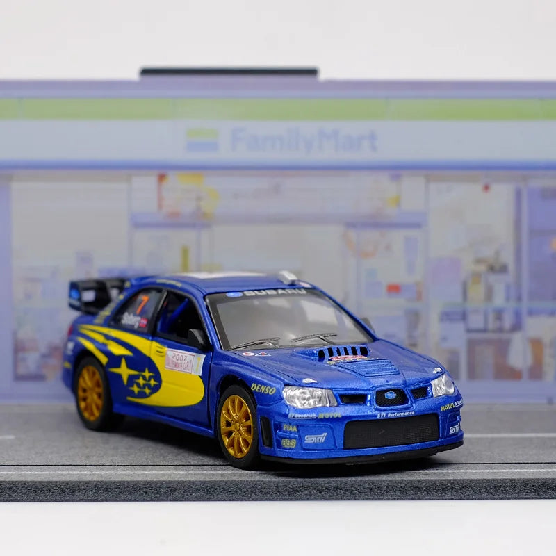 Kinsmart Subaru Impreza WRC 2007 Alloy Diecast Car Model 1/36 Toy With Pull Back Male Gift Toy Collection