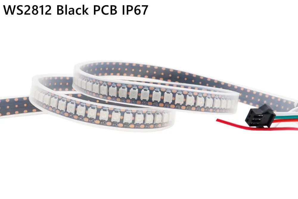 DC5V WS2812B Led Strip Light 30/60/74/96/144 LEDs/m Individually Addressable Smart 5050 RGB WS2812 Pixels Led Light IP30/65/67