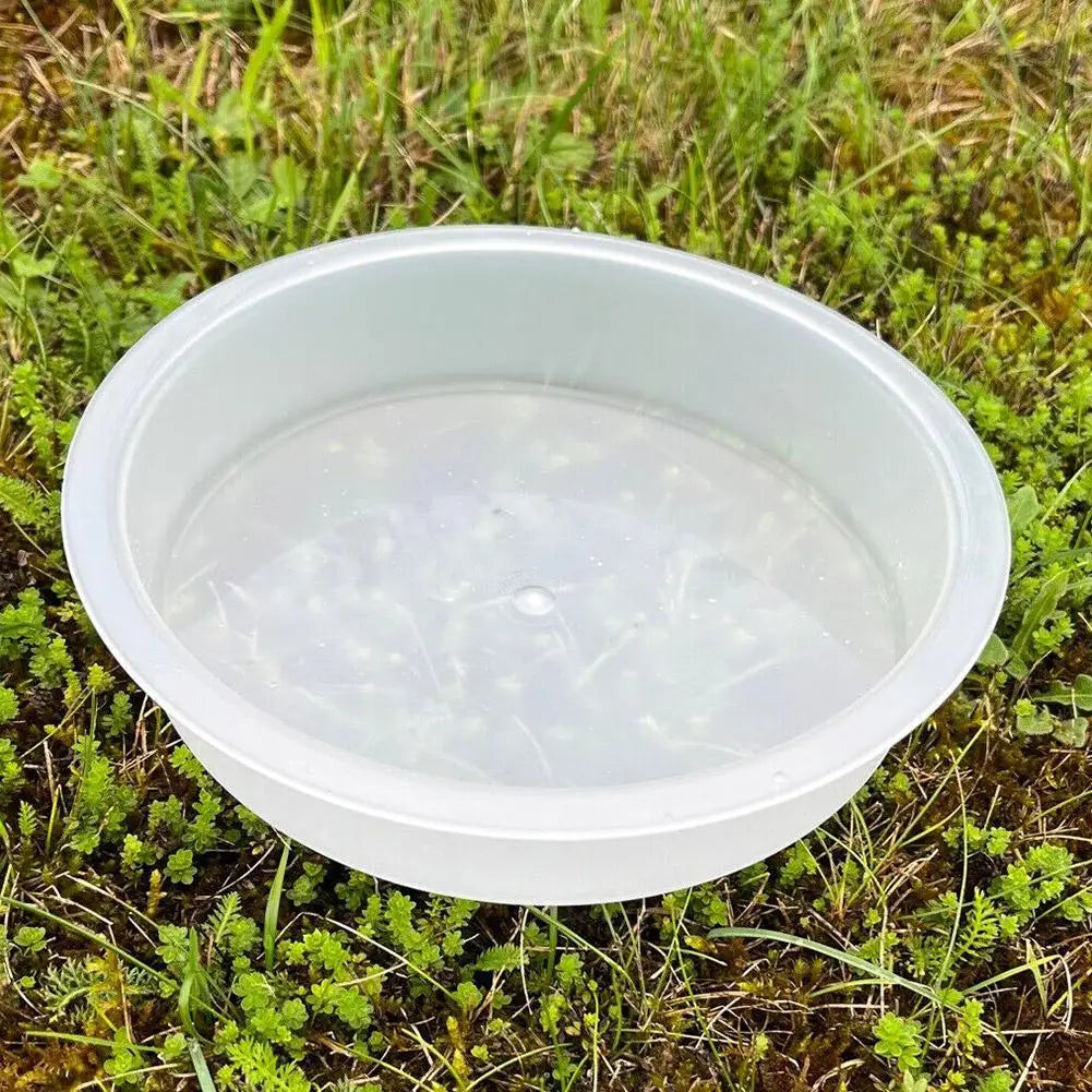 Outdoor Garden Hummingbird Water Dish Tray Replacement Plastic Birdbath Bowl Wild Bird Feeding Station Drinker Water Feeding