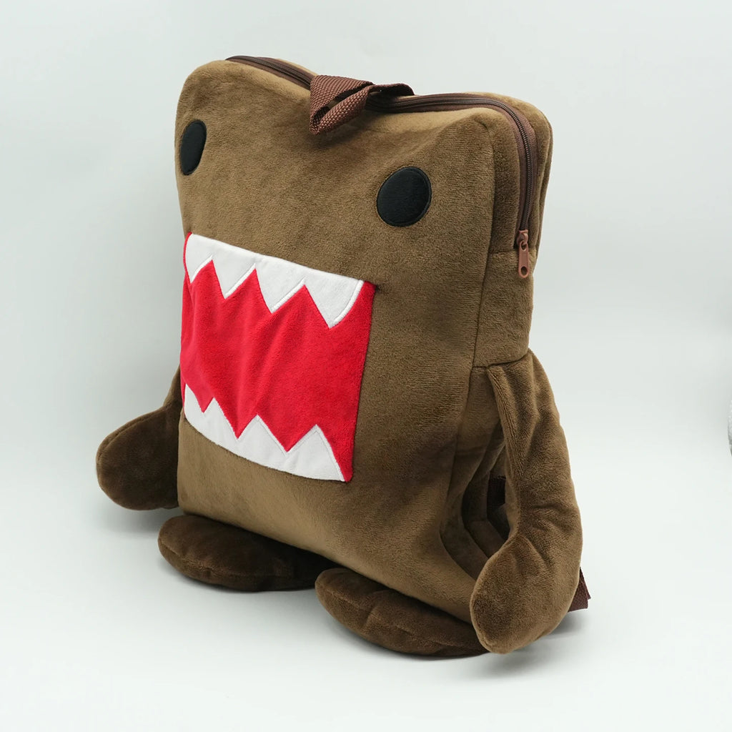 1/5/8pcs Kawaii Domo-kun Plush Bag Cute Brown Stuffed Backpack Cartoon Domo Kun Stuffed Bag Birthday Gifts Wholesale