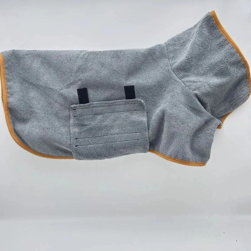 Absorbent Quick Drying Dog Bathrobe Pet Towel for Large & Small Dogs Clean Bathrobe Pet Supplies