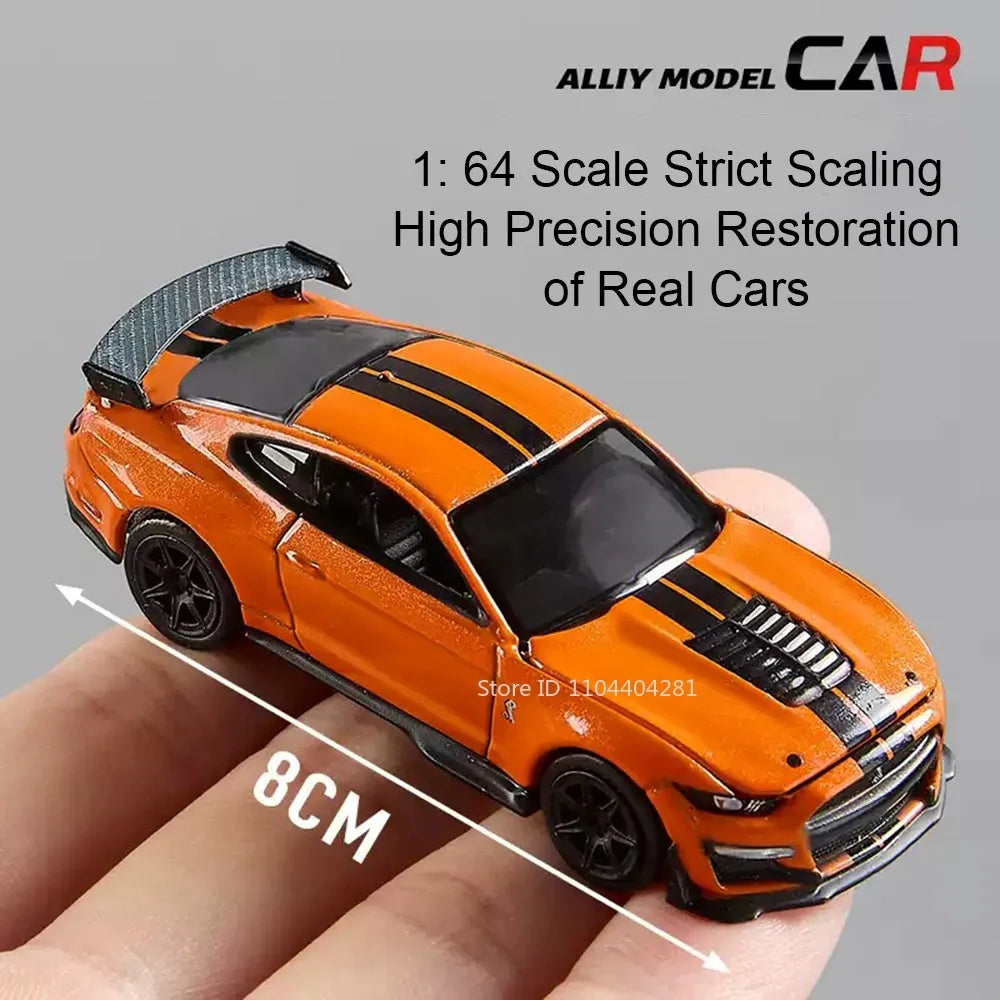 1:64 Scale JDM Corvette GT500 Firebird Daytona Stardust Alloy Diecast Models Toys Series Miniature Cars for Children's Toy Gifts