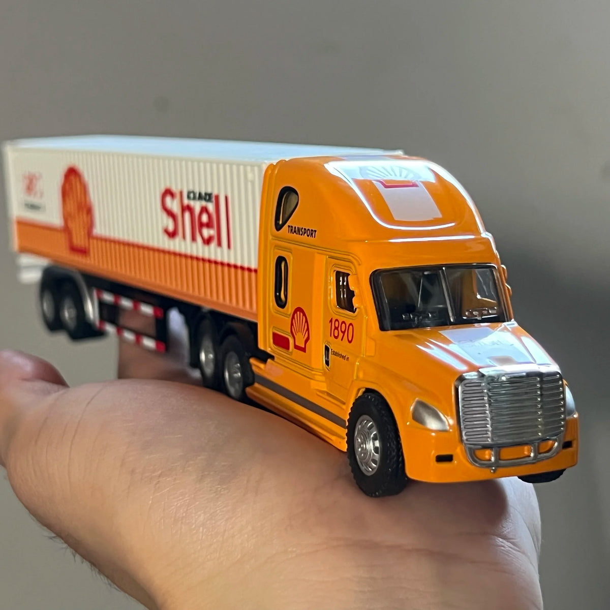 1:64 Scania Container Truck American Container Truck Alloy Diecast Model Car Home Decoration Ornaments Collections Hobby Holiday