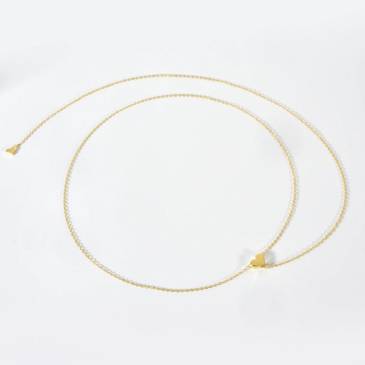 ANDYWEN 925 Sterling Silver Gold Adjustable Chain Heart Pendant Charm Necklace Drop Choker Resizable Women Luxury Jewekry
