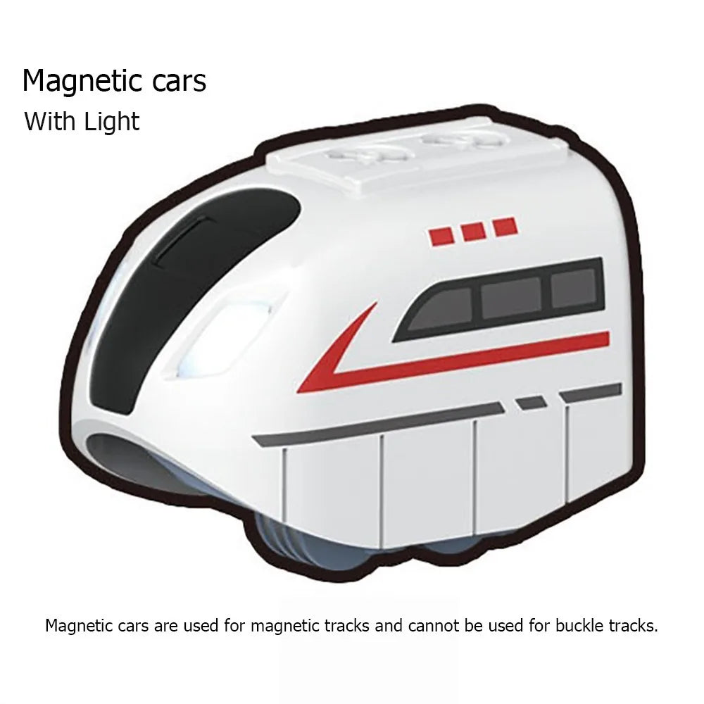 Plastic Magnetic Tracks Train Anti-gravity Smooth Steady Driving Magnetic Train Diecast Toy Intelligent Toy Railway Track Toys
