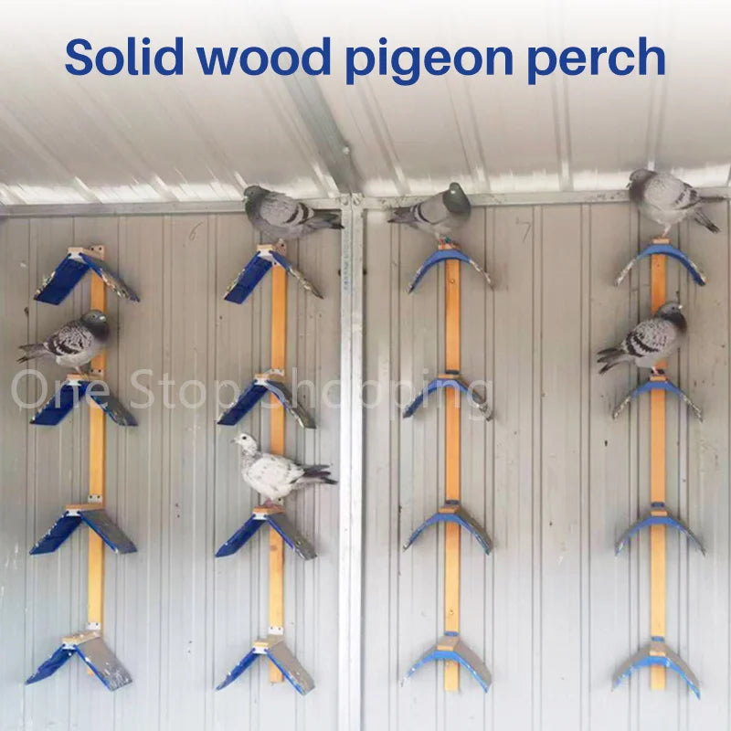 5/10/20PCS Plastic Pigeon Perch Dove Rest Stand Frame Pigeon Perches Roost for Bird Supplies Blue Pigeon Parrots House Dwelling