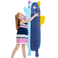 MorisMos Large Stuffed Cat Plush Body Pillow for Kids,42in Long Cat Plush Pillow for Adults, Cat Stuffed Animal for Kids Girls