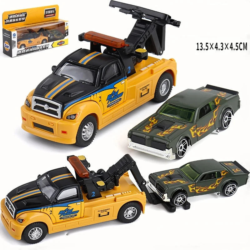 1:64 Scania Container Truck American Container Truck Alloy Diecast Model Car Home Decoration Ornaments Collections Hobby Holiday