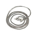 Pure Silver Jewelry Wholesale S925 Pure Silver Fox Tail Sweater Chain For Men And Women Vintage Style Thick Chain 3.0mm Necklace