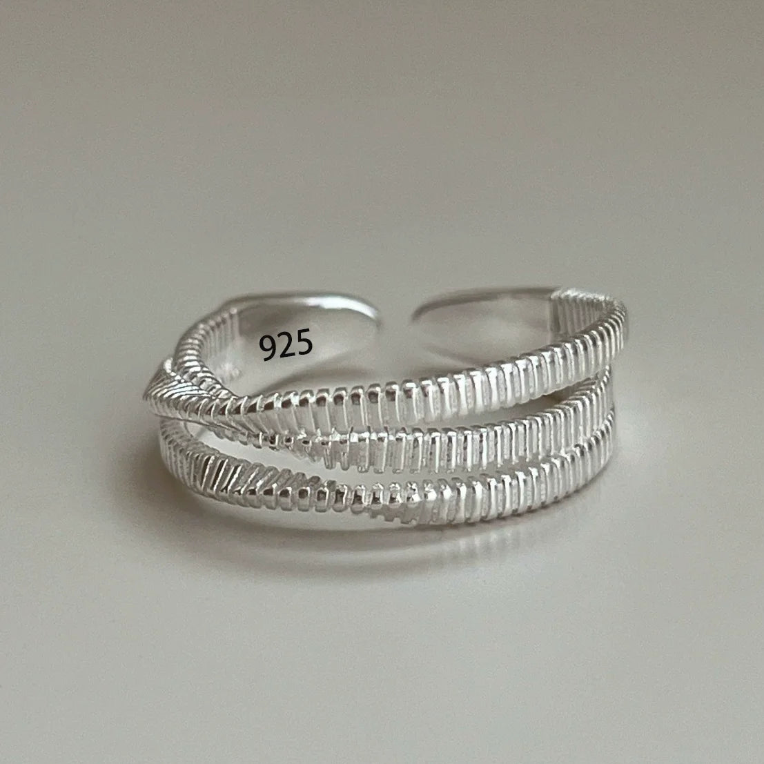 Sam Panda 925 Sterling Silver Mask Ring For Women Gift Frosting Vintage Irregular Personality Punk Jewelry Dropshipping