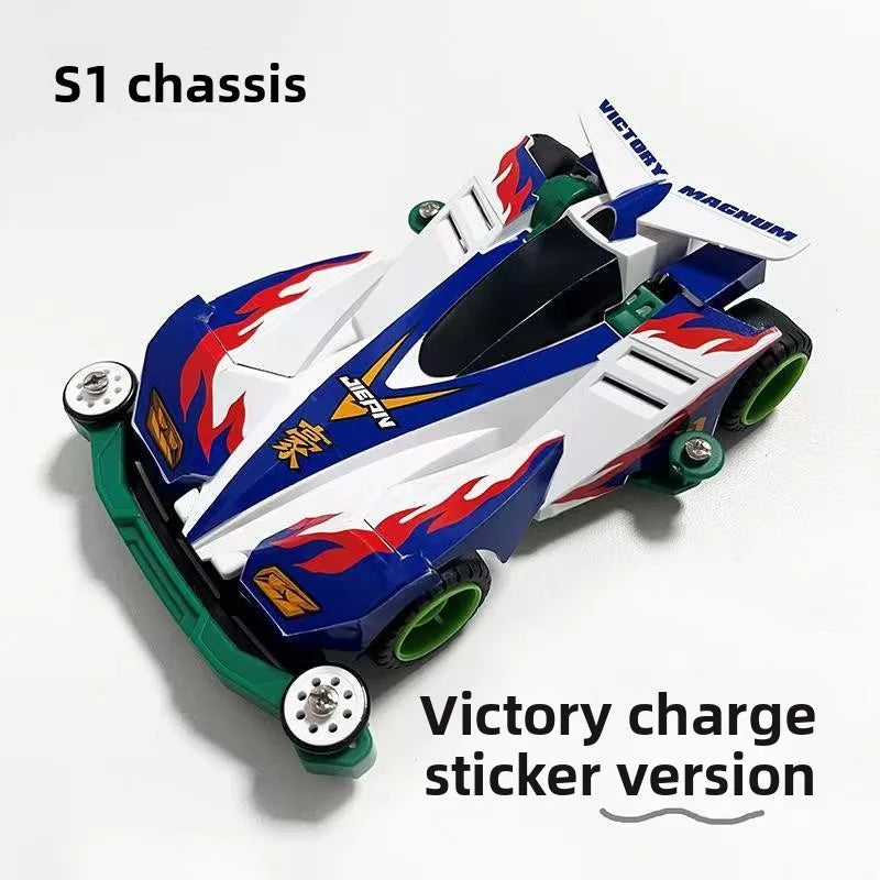 Japanese Anime Bakusou Kyuudai Let's&Go Mini 4WD Racing Track Race Sabre Black Battle Ray Stinger Model Toy