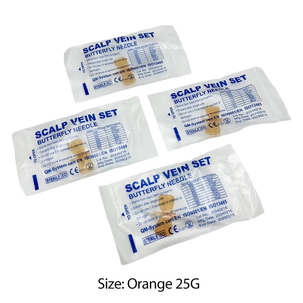 50PCS/lot Disposable Butterfly Infusion Needle Double Wing Infusion Needle Pet Care Room Cat Gog Animal