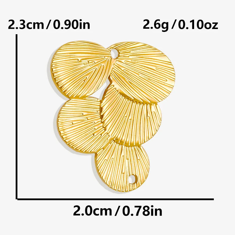5Pcs/Lot Stainless Steel Sea Animal Starfish Cicada Shell Pendant Jewelry DIY Goth Sacred Heart Sunflower Heart подвеска Bulk