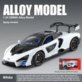 1:24 Lamborghini Revuelto Spray Plating Version With Water Spray, Fog Effect Realistic Simulation Alloy Model Boy Gift