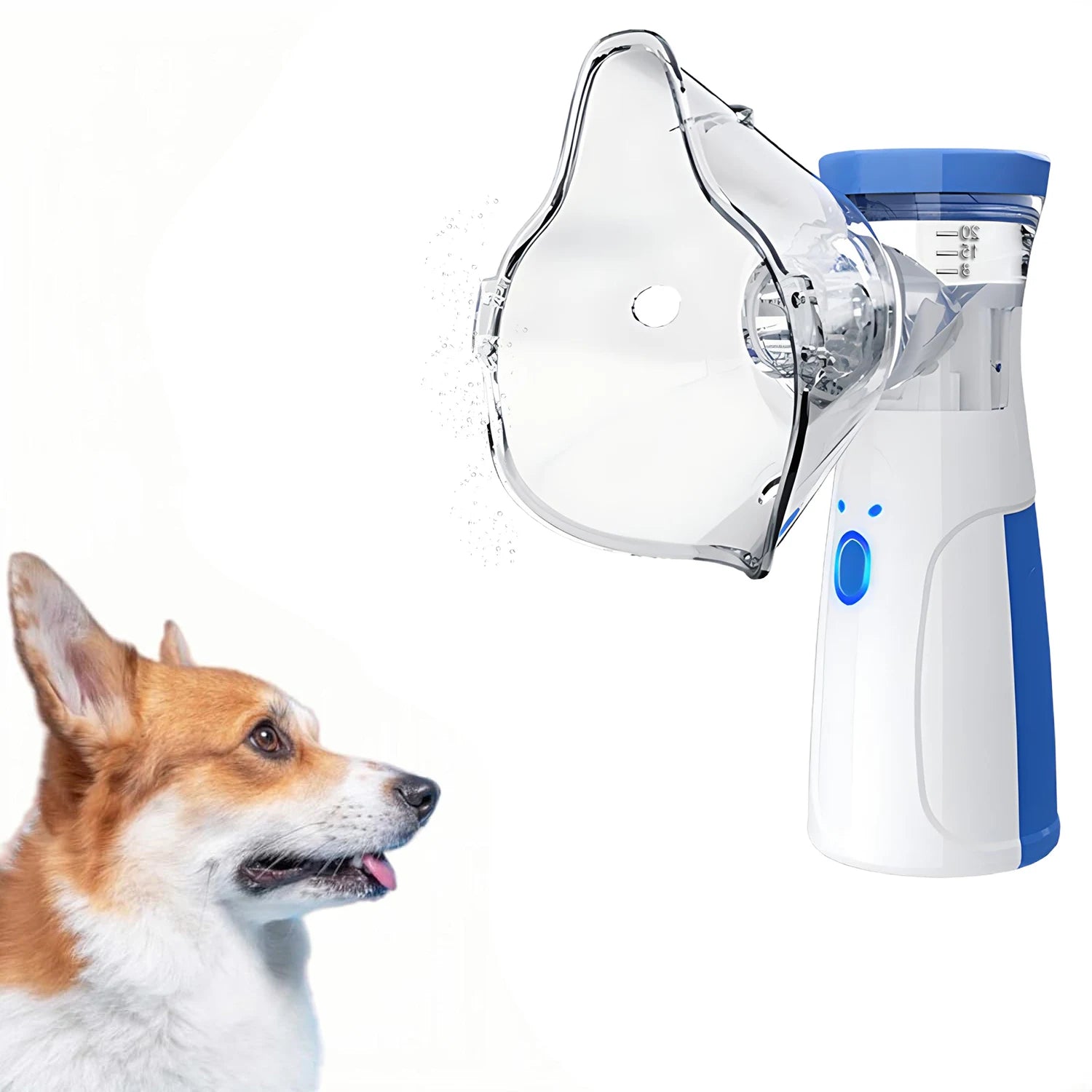 Veterinary Animals Aerosol Chamber Pet Asthma Inhaler Spacer Devices for Pet Cats Dogs Nebulizer
