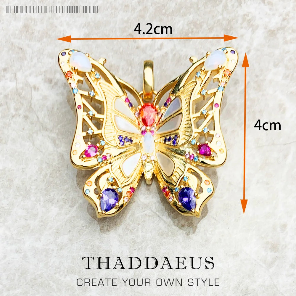 Pendant Pomegranate Tree Flower Bird Butterfly Dragonfly Cat Koala Brand New Jewelry Europe 925 Sterling Silver Gift For Woman