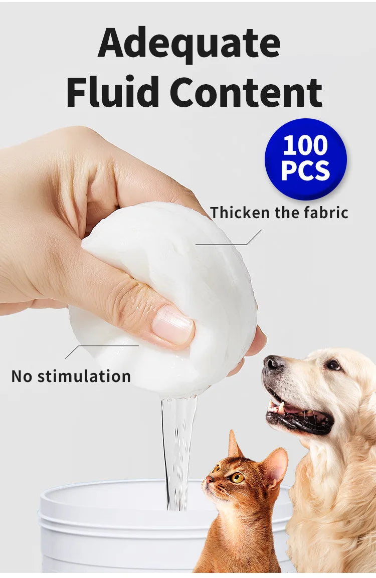Pet Cleaning Kit for Dogs Cats No Rinse Wipes Set Eye Ear Teeth Paw Cleaner Deodorant Spray Drops All in One Pet Care Supplies