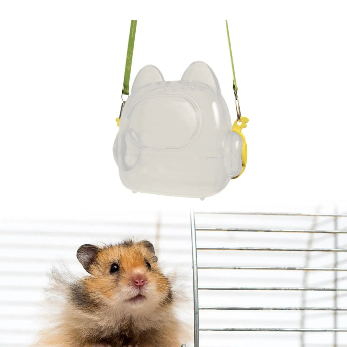 Hamster Travel Carrier Cage Habitat Traveling Transparent Chinchilla Cage for Hedgehog Vacation Small Animals Dwarf Hamster Mice