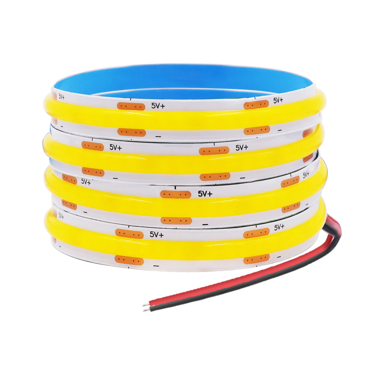 5V COB LED Strip Light 320LEDs/M Touch Sensor Dimmable USB Flexible LED Ribbon Adhesive Tape DIY Mirror TV Backlight Night Light