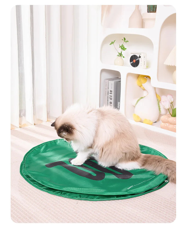 Cat Toy Electric Cat Teaser Ball Automatic Hunting Cover Pet Toy Self-Entertainment Boredom Buster