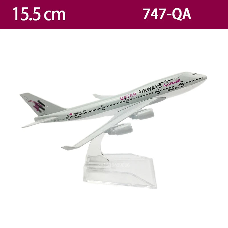 15CM 6inch Diecast Alloy 747 British Malaysia Airways B747 Airlines For Collection Friend Gift