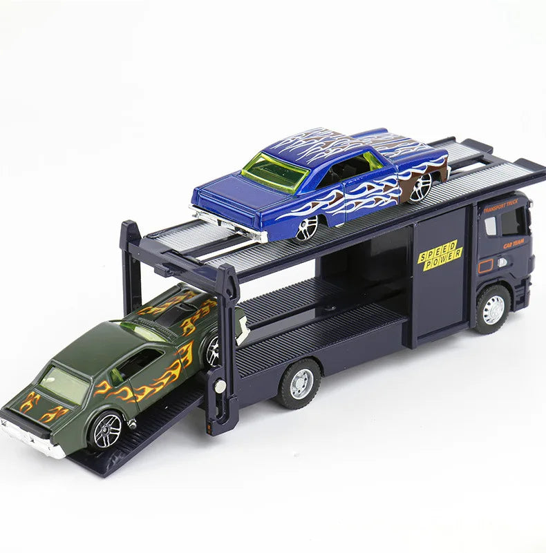 1:64 Scania Container Truck American Container Truck Alloy Diecast Model Car Home Decoration Ornaments Collections Hobby Holiday