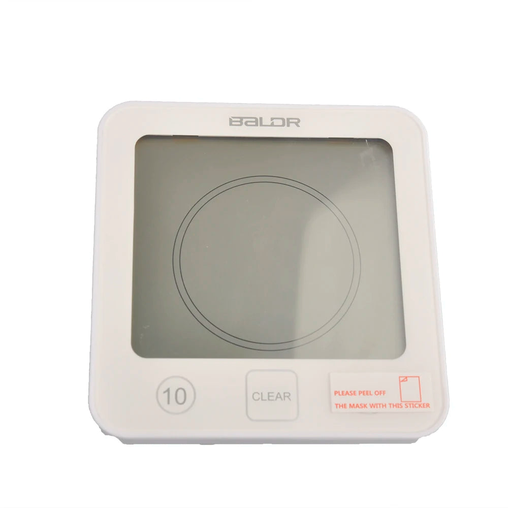 Waterproof Bathroom Wall Clock Digital Shower Clock Timer with Touch Screen, Temperature, Hanging Hole Stand for Kids & Adults