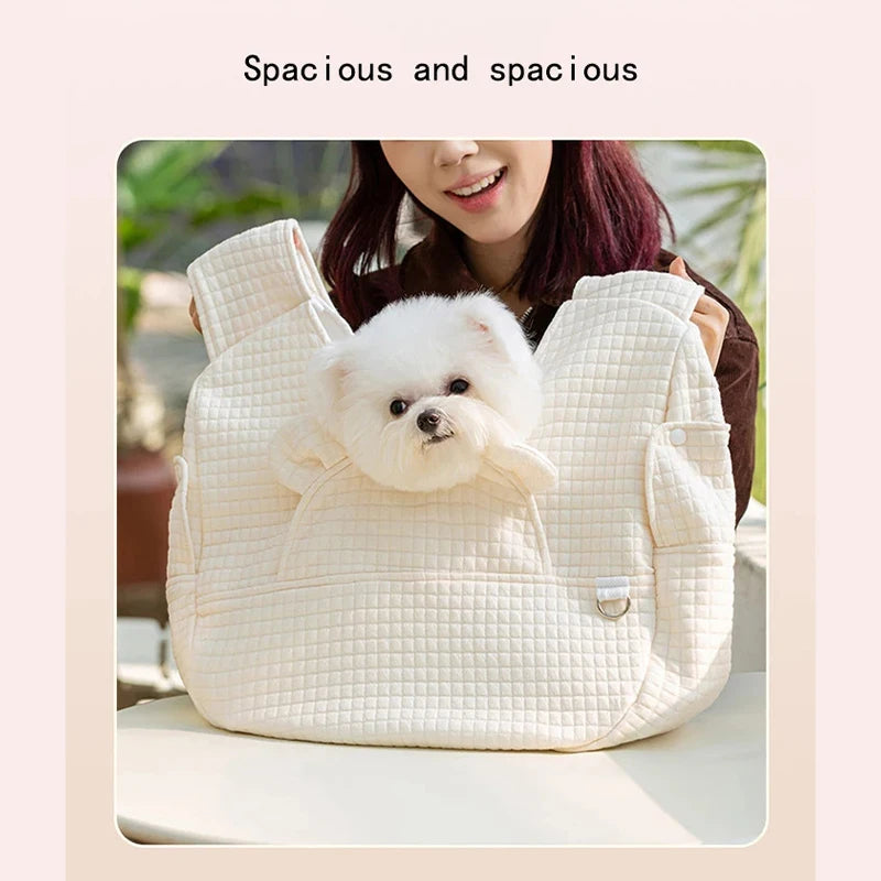 2026 New Portable Pet Backpack Small Outdoor Chest Bag Convenient For Cats Dogs To Travel Outdoors Breathable Soft Comfortable