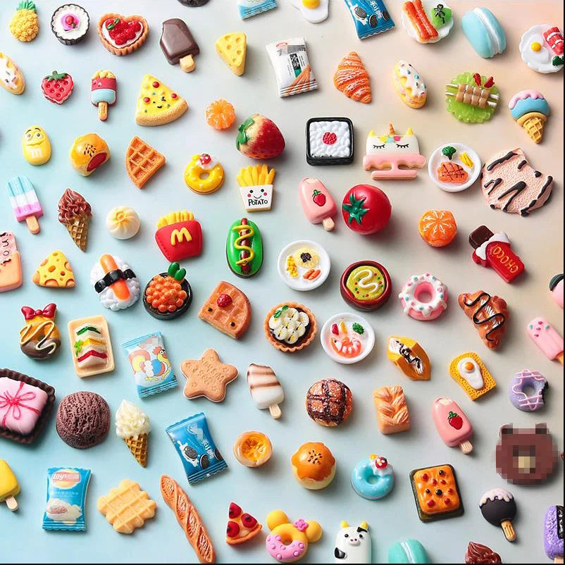 Miniature Food Drink Bottles Pretend Play Kitchen Game Party Toys