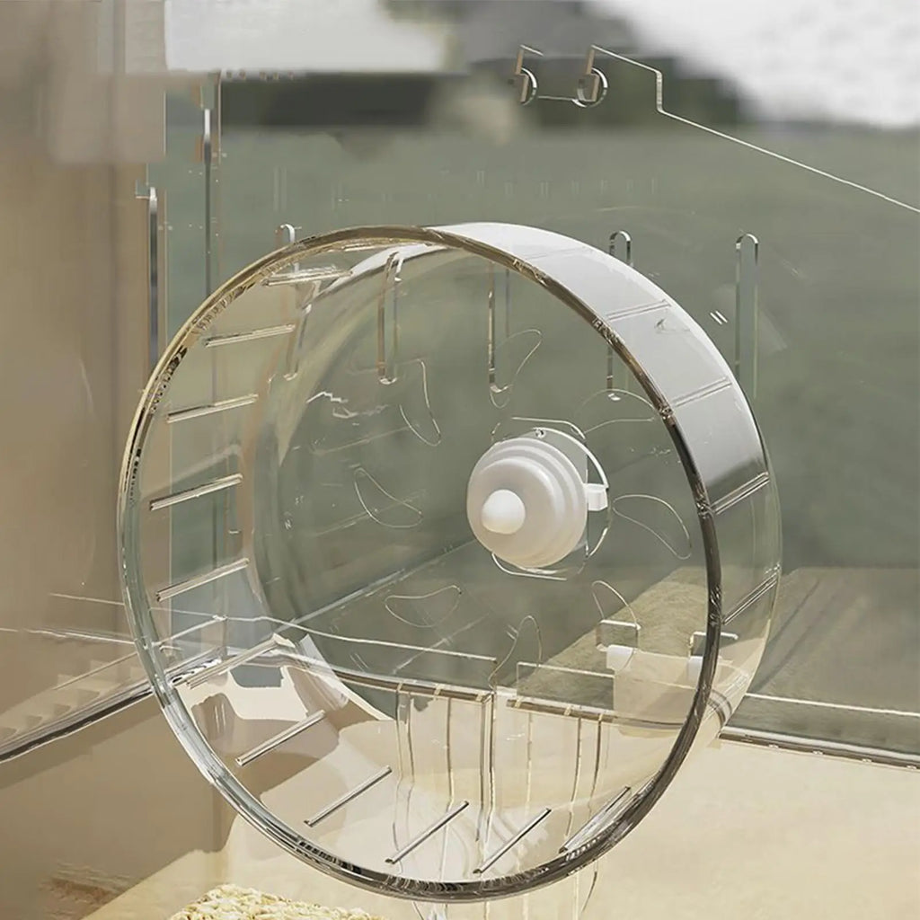 Hamster Habitat 2-Layer Clear Habitat 17.7x11x13.3 Inch Acrylic Small Animal House for Monitoring Breeding Hedgehog Ferret
