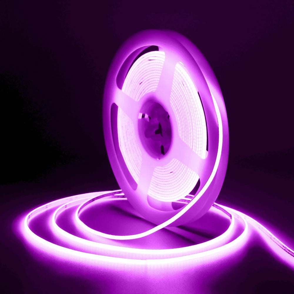 2.7mm Super Thin COB LED Strip Light 3V 5V 12V Colored Light Strips For Room Decoration Car FOB Flexible Ribbon Dimmer Backlight