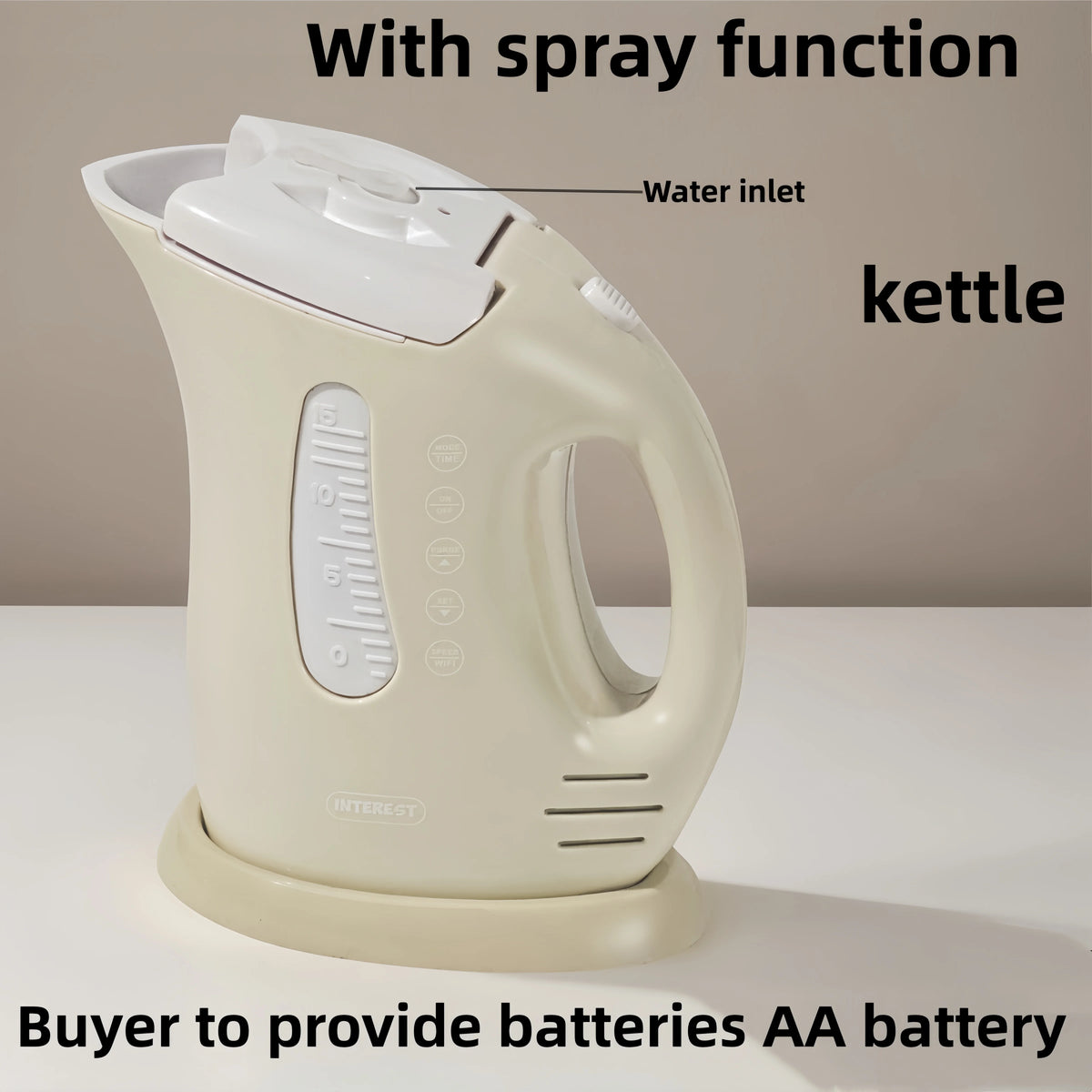 Children's simulated small household appliances, such as washing machines, vacuum cleaners, irons, juicers, and toys