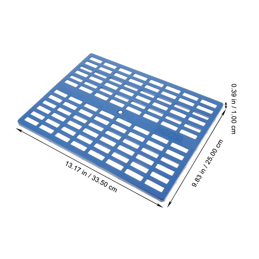 4Pcs Safe Plastic Bunny Cage Floor Mat Rabbit Feet Pad Small Animal Resting Mat Ventilated Odor Free for Guinea Pig Hamster
