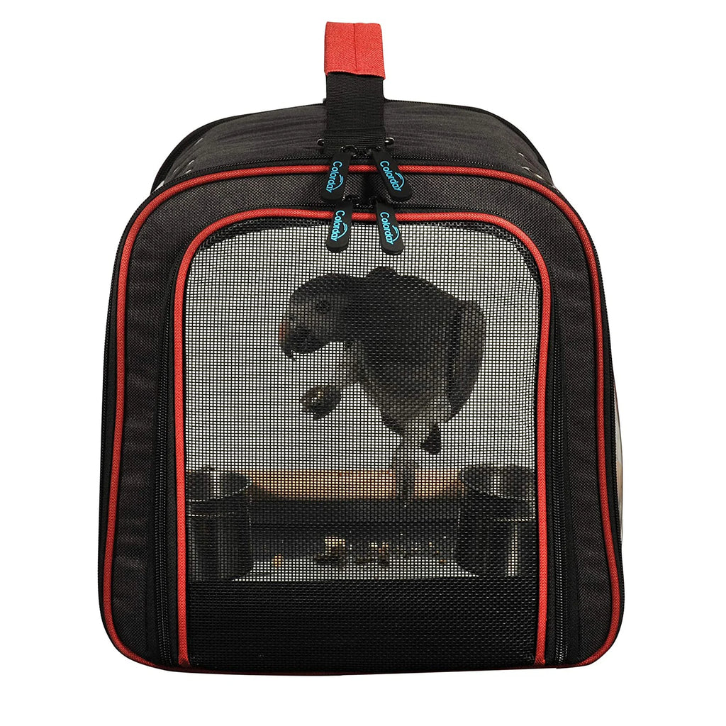 Bird Carrier Bag  Bird Travel Cage with Stand, Lightweight Backpack for Parrot, Colorday Portable Bird Travel  Lightweight  Bag,