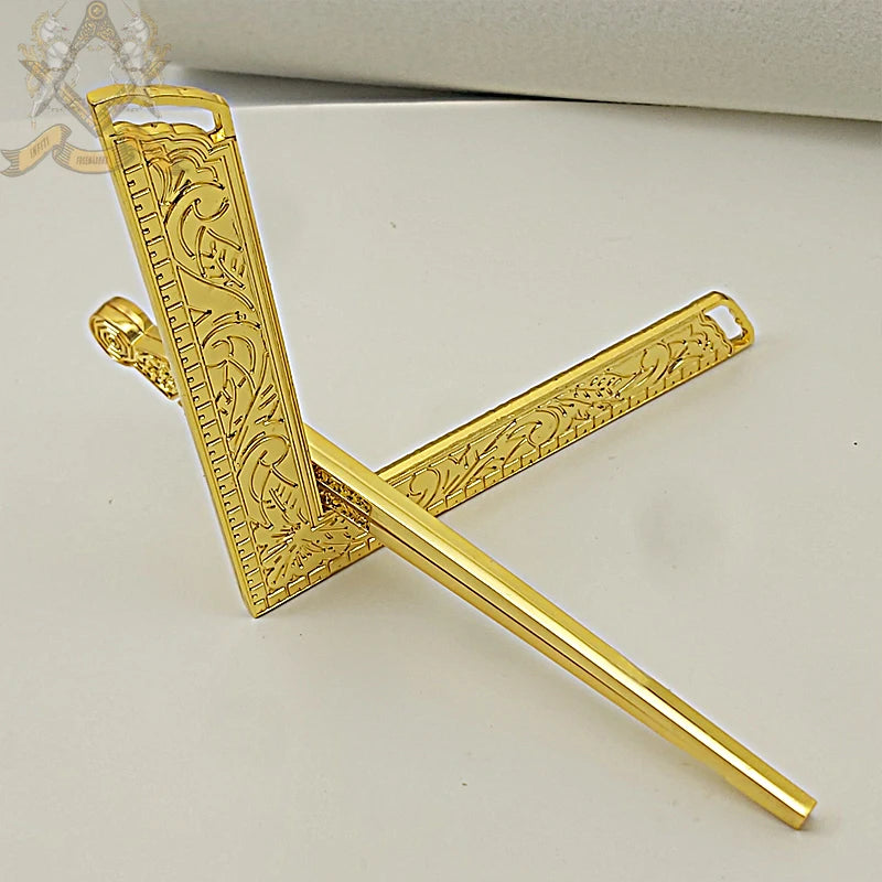 Premium Metal 6-Inch Masonic Plaza And Compass Bible Lodge Design Craft Gift for Masonic Brotherhood